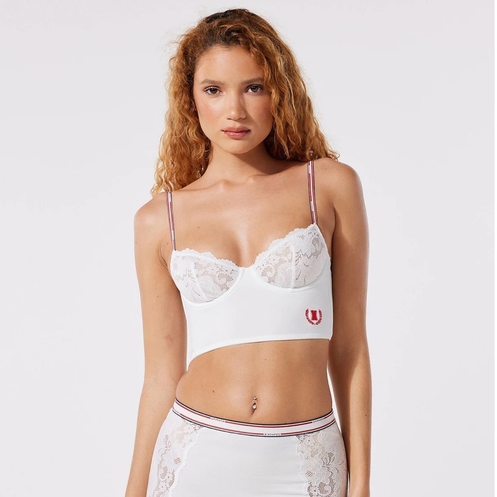 Savage x Fenty Serving Court Bustier & Brazilian panty set NWOT - Picture 3 of 14